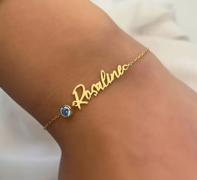 PG04 - Personalized Boho Style Bracelet With Birthstone