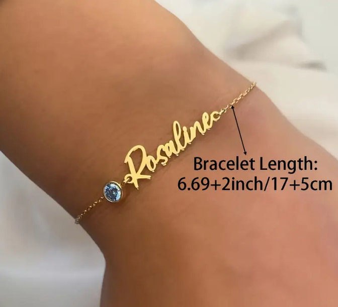 PG04 - Personalized Boho Style Bracelet With Birthstone