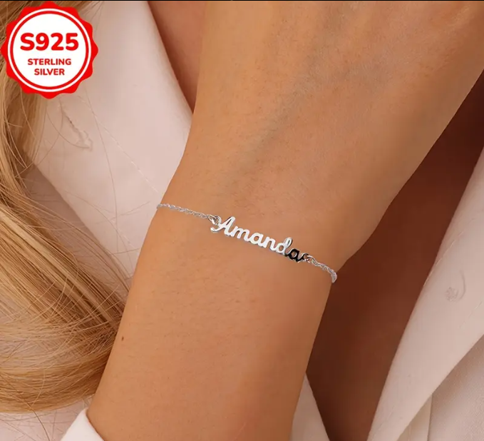 PG06 - Personalized 925 Sterling Silver Bracelet