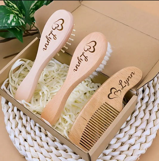 PG11 - Personalized Baby Brush Gift Set