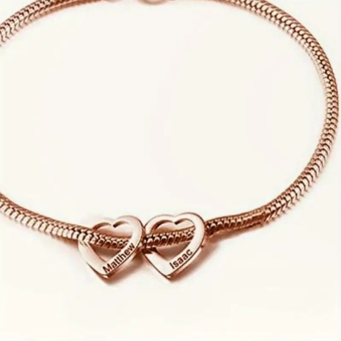 PG23 - Personalized Hearts Bracelet/Anklet